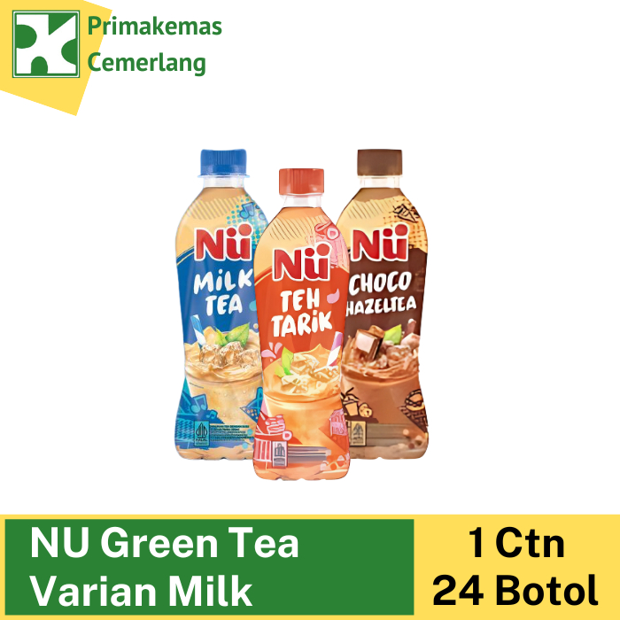 NU Green Tea Milk Variant / 330ml (24 Bottles/Ctn) 